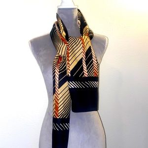 Vintage 70s light weight scarf wrap made in Italy.